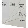 Passepartout smussato Bianco Artico 40 misure bianco