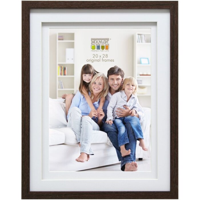 Deknudt Telaio in legno marrone S65KQ1 Doppio Passepartout