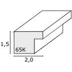 Deknudt Telaio in legno marrone S65KQ1 Doppio Passepartout