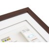 Deknudt Telaio in legno marrone S65KQ1 Doppio Passepartout