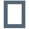 Passepartout smussato blu 40 taglie Blu Pavone