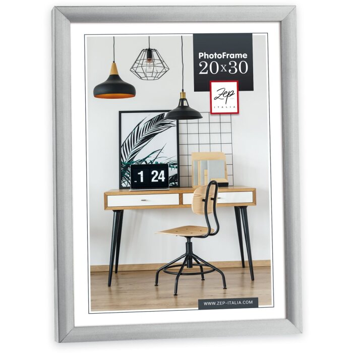 Cornice in plastica ZEP New Easy 10x15 cm argento