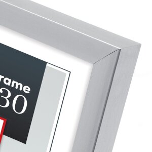 Cornice in plastica ZEP New Easy 10x15 cm argento