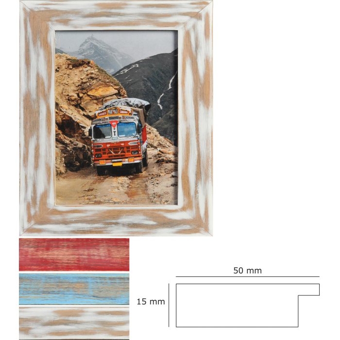 Cornice in legno India, modanatura: 5 cm