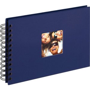 Walther album a spirale FUN 23x17 cm e 30x30 cm 40 o 50 pagine nere
