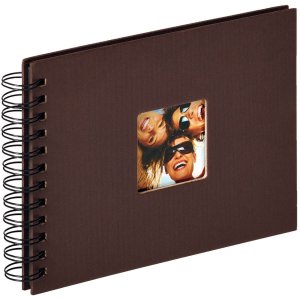 Walther album a spirale FUN 23x17 cm e 30x30 cm 40 o 50 pagine nere