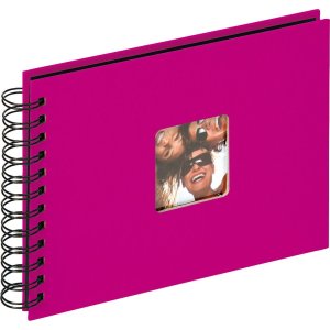 Walther album a spirale FUN 23x17 cm e 30x30 cm 40 o 50 pagine nere