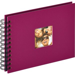 Walther album a spirale FUN 23x17 cm e 30x30 cm 40 o 50 pagine nere