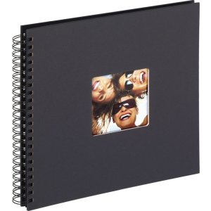 Walther album a spirale FUN 23x17 cm e 30x30 cm 40 o 50 pagine nere