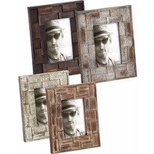 Portafoto in legno Liam 10x15 cm e 13x18 cm 4 colori