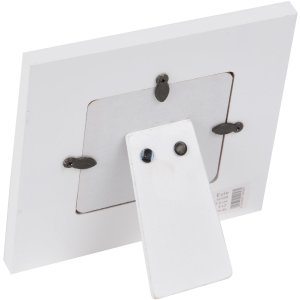 Cornice di legno bambino Angelo Custode 7,5x7,5 cm
