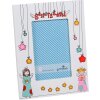 Bambino cornice di legno Angelo Custode 10x15 cm