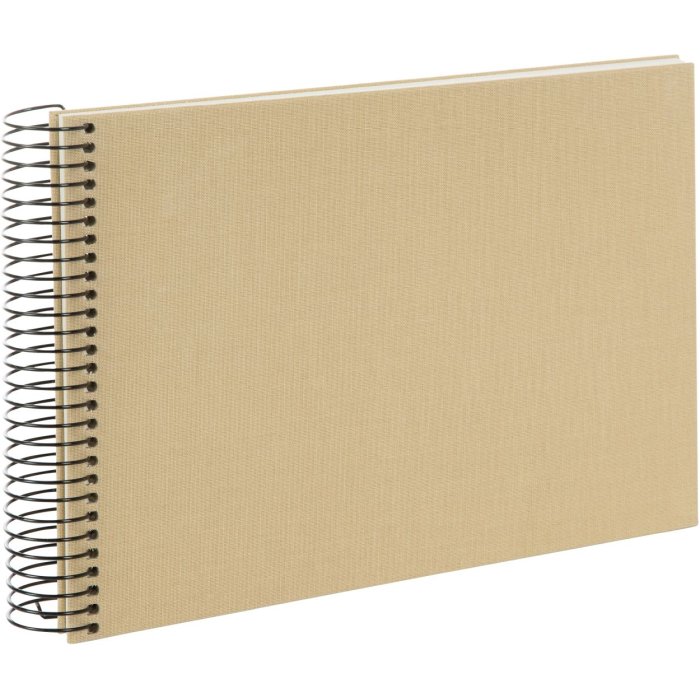 Album a spirale Goldbuch Bella Vista sabbia 24x17 cm 40 pagine bianche