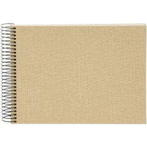 Album a spirale Goldbuch Bella Vista sabbia 24x17 cm 40 pagine bianche