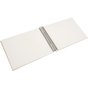 Album a spirale Goldbuch Bella Vista sabbia 24x17 cm 40 pagine bianche