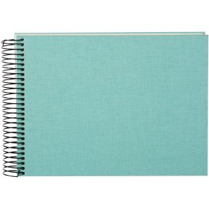 Goldbuch Album a spirale Bella Vista aqua 24x17 cm 40 pagine bianche