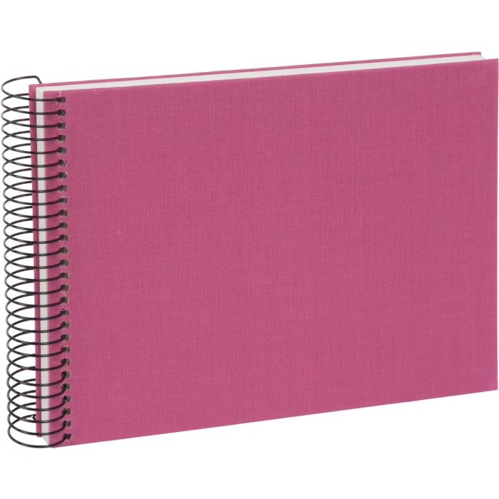 Album a spirale Goldbuch Bella Vista fucsia 24x17 cm 40 pagine bianche