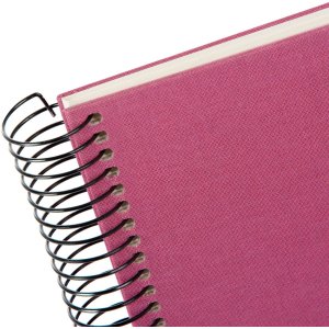 Album a spirale Goldbuch Bella Vista fucsia 24x17 cm 40 pagine bianche