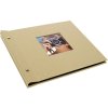 Album a vite Goldbuch Bella Vista sand 30x25 cm 40 pagine nere