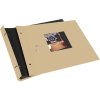 Album a vite Goldbuch Bella Vista sand 30x25 cm 40 pagine nere