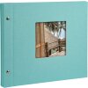 Goldbuch Album a vite Bella Vista aqua 30x25 cm 40 pagine nere