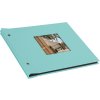 Goldbuch Album a vite Bella Vista aqua 30x25 cm 40 pagine nere