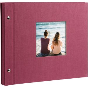 Goldbuch Album a vite Bella Vista fucsia 30x25 cm 40...