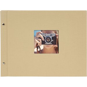 Goldbuch Album a vite Bella Vista Trend sabbia 39x31 cm 40 pagine nere