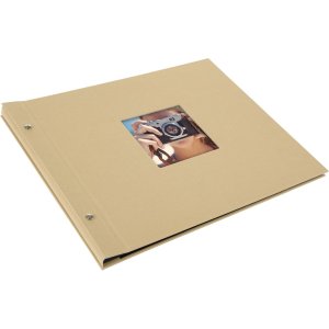 Goldbuch Album a vite Bella Vista Trend sabbia 39x31 cm 40 pagine nere