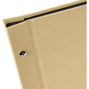Goldbuch Album a vite Bella Vista Trend sabbia 39x31 cm 40 pagine nere