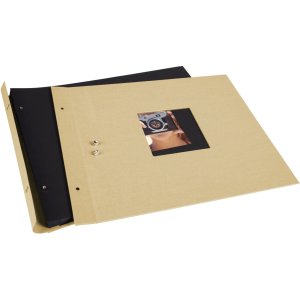 Goldbuch Album a vite Bella Vista Trend sabbia 39x31 cm 40 pagine nere
