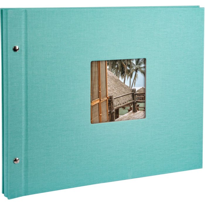 Goldbuch Album a vite Bella Vista Trend aqua 39x31 cm 40 pagine nere