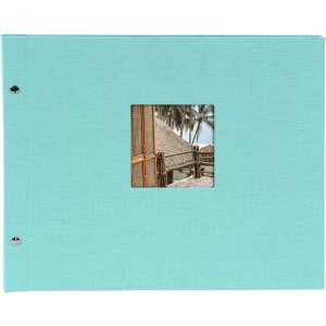 Goldbuch Album a vite Bella Vista Trend aqua 39x31 cm 40 pagine nere