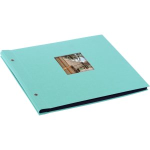 Goldbuch Album a vite Bella Vista Trend aqua 39x31 cm 40 pagine nere