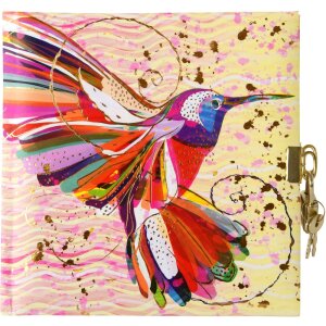 Diario Goldbuch Fiore Kolibri 16,5x16,5 cm 96 pagine bianche