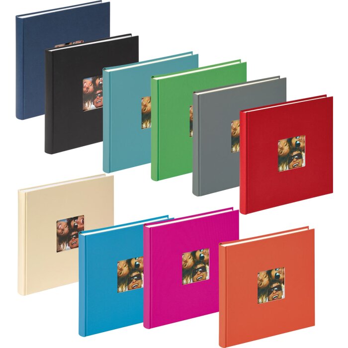 Walther Design Album fotografico Fun Structured Paper 26x25 cm 40 pagine bianche