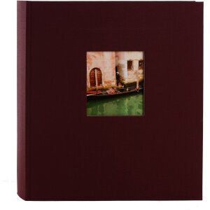 Album fotografico Bella Vista bordeaux 30x31 cm pagine in...