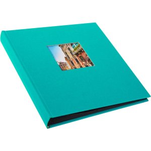 Goldbuch Album fotografico Bella Vista turchese 30x31 cm 60 pagine nere