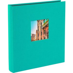 Goldbuch Album fotografico Bella Vista turchese 30x31 cm 60 pagine nere