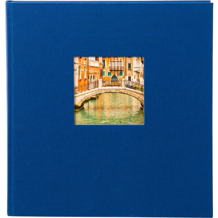 Goldbuch Album fotografico Bella Vista blu 30x31 cm 60 pagine nere