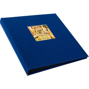 Goldbuch Album fotografico Bella Vista blu 30x31 cm 60 pagine nere