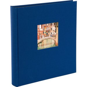 Goldbuch Album fotografico Bella Vista blu 30x31 cm 60 pagine nere