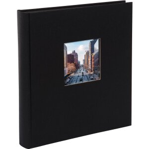 Goldbuch Album fotografico Bella Vista nero 30x31 cm 60...
