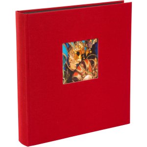 Goldbuch Album fotografico Bella Vista rosso 30x31 cm 60 pagine nere