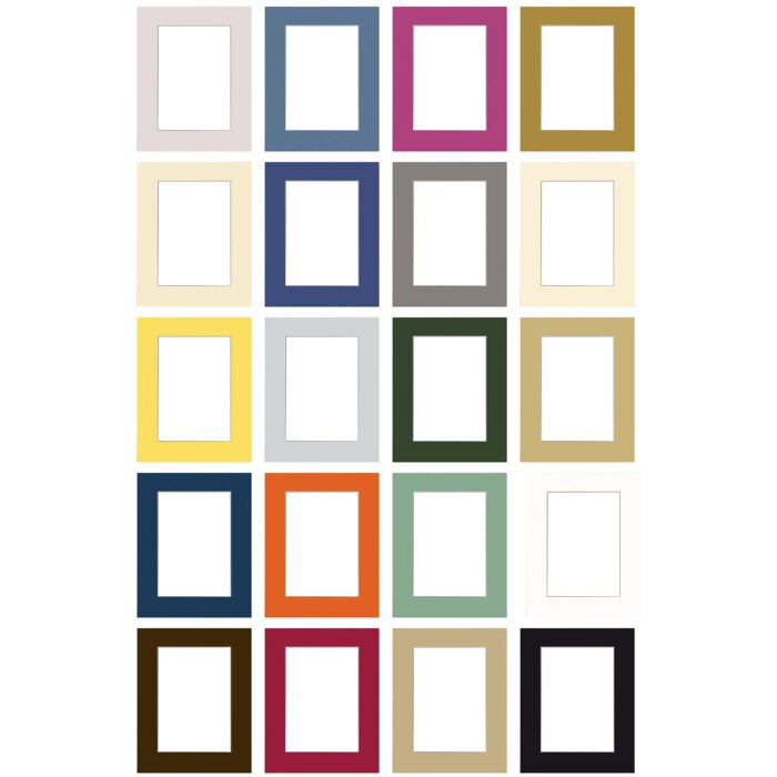 Passepartout finito 20 colori molte dimensioni