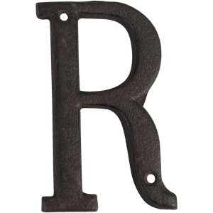 Lettere in ghisa 13 cm A-Z e &
