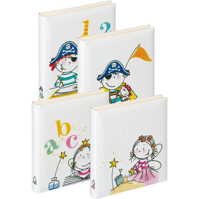 Walther Album per bambini Fata e Pirata - Asilo e scuola 28x30,5 cm 50 pagine