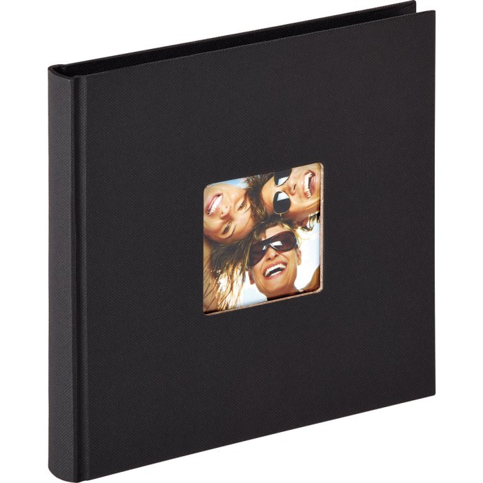 Walther Design Album fotografico Fun nero 18x18 cm 30 pagine nere
