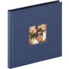 Walther Design Album fotografico Fun blu 18x18 cm 30 pagine nere