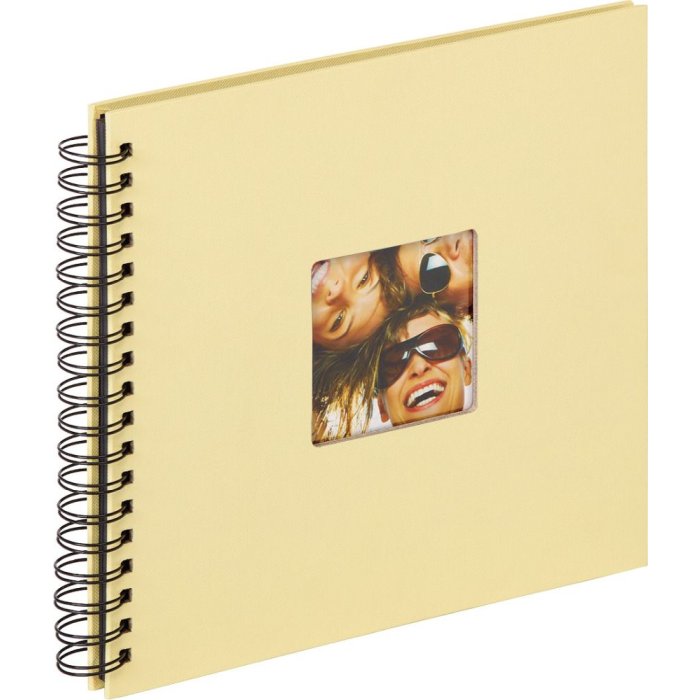 Walther Album a spirale Fun cream 26x25 cm 40 pagine nere